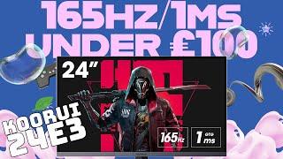 GAMING MONITOR UNDER £100? KOORUI 24E3