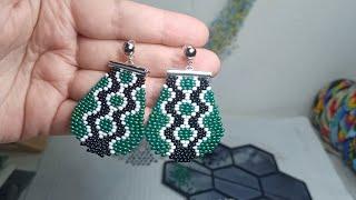 Master class on making "Snake" earrings / Майстерклас по виготовленню сережок "Змія"