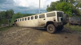 ХАММЕР ЛИМУЗИН КОТОРЫЙ СМОГ ОФФ-РОУД OFF-ROAD HUMMER H2 LIMOUSINE