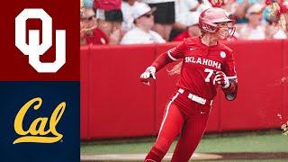 Oklahoma vs California Women's College Softball, May 17 2025 | NCAA Softball 2025