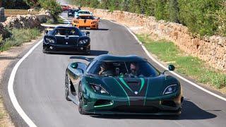 Supercar Owners Circle 2024 PUGLIA - HYPERCARS ARRIVING DAY1 ( Zonda MY, Burnout CGT, x7 Koenigsegg,