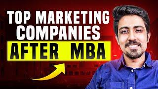 Salary at Top MARKETING Firms after IIM | Career in Sales & Marketing after MBA