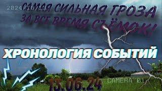 13 ИЮНЯ 2024 | ХРОНОЛОГИЯ СОБЫТИЙ | ВСПОМНИМ КАК ЭТО БЫЛО! «Самая сильная гроза за всё время съёмок»