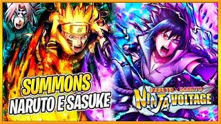 COMPREI O PASS E OLHA NO QUE DEU!!! SUMMONS / NARUTO X BORUTO NINJA VOLTAGE