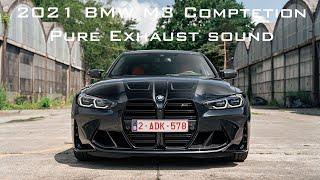 2021 BMW M3 Competition: Pure Exhaust Sound (Pops & Bangs)