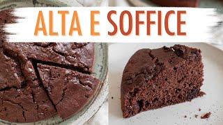 SOFFICISSIMA TORTA AL CIOCCOLATO FONDENTE - RICETTA DEFINITIVA SENZA UOVA E SENZA LATTE |Elefanteveg