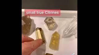 Small (true) Natural CITRINES