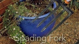 How to Use a Spading Fork : Garden Tool Guides