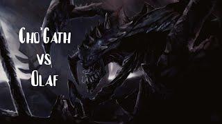 RANK 1 CHO'GATH WORLD PLAYS TOPLANE VS OLAF | PERFECT GAME | Sakuritou