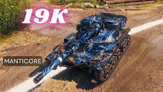 Manticore 19K Spot + Damage 5 Kills World of Tanks   #wot #worldoftanks