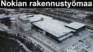 Nokian rakennustyömaa Oulussa 20/20