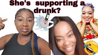 SHE IS A DRUNK \\ Banter with nj defend Sandra's reality against choice tv Aka story of motherhood