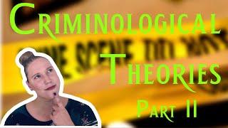 Criminological Theories with Examples from Movies PART 2