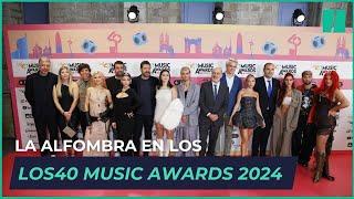 La alfombra roja de Los40 Music Awards