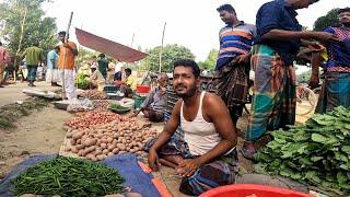 নয়ানগর সকাল বাজার।। Amazing Bangladesh Village Market।। Rural Market  of Bangladesh।। গ্রামের হাট