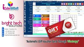 Bright tech Solutions | iCube Billsoft GST Billing Software | Automatic Gift voucher