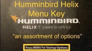 Humminbird Helix Menu Key, What It Can Do, and How to Navigate Menu Efficiently