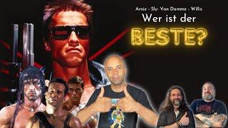 Arnold Schwarzenegger vs Van Damme, Stallone und Willis - Wer hat die besten 3 Filme?