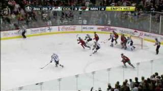 Chuck Kobasew Hat Trick vs Avalanche 11/27/2009