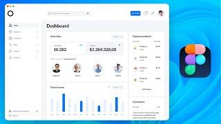 How to Design a Dashboard UI in Figma (Tutorial)