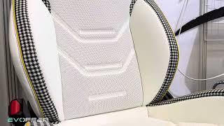 New Patterns - Houndstooth & Arachnid for Performance Seats | Tesla Model 3 & Model Y | EVOffer