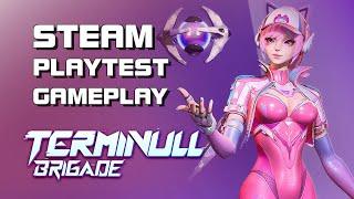 Terminull Brigade - Steam Playtest Gameplay - Solo & Co-op Roguelike - F2P - PC - CN/EN