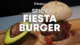 FIESTA BURGER - How To Make This SPICY & TANGY Burger Recipe | Recipes.net