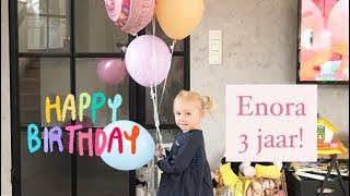 HOERA ENORA IS 3 JAAR  | VERJAARDAG VLOG | ITSNOTSOCOMPLICATED | JORDY & JOELYN