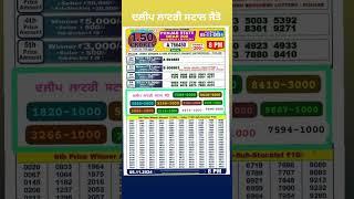 RESULT Punjab State Dear 200 Monthly lottery 5/11/2024