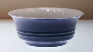 [Antique Appreciation]Sacrificial-blue-glazed Bowl|National Museum of China|