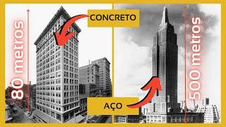 Aço ou concreto? - Qual é o melhor material para construir arranha-céus