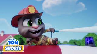 Tom the Firefighter  Talking Tom Shorts | LIVE Cartoons for Kids