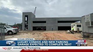 Ocean Springs luxury condos and parking garage project underway