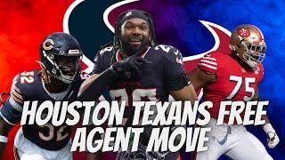 Houston Texans FREE AGENCY MOVES!