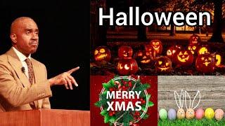 pastor Gino jennings Halloween, Xmas and Easter