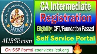 CA Intermediate Registration 2019 on SSP Portal: Eligibility CPT/ Foundation Passed