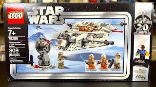 LEGO Star Wars 2019 Snowspeeder - 20th Anniversary Edition Review! Set 75259!