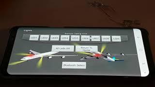 Open T-Black arduino bluetooth lighting control system for your rc plane