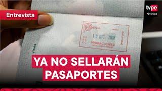 MIGRACIONES: eliminan el SELLADO de PASAPORTES