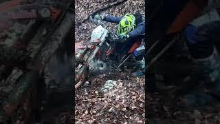 NO TRACTION ON THE GROUND - Dirtbike riding in Forest