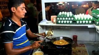 Ahmedabad Street Food: Omelette Center Ahmedabad (India) Video 1 ( Shot on Fujifilm X-T1)