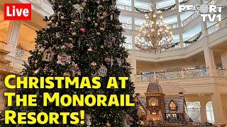 Friday Night Live: Christmas at the Magic Kingdom Monorail Resorts - Walt Disney World Live Stream