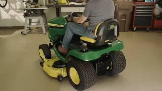 How To Level A Mower Deck | John Deere X300 & X500 Lawn Tractor Maintenance