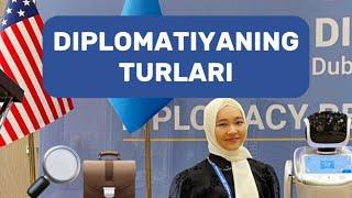 DIPLOMATIYA TURLARI HAQIDA 1-QISM | ASK DIPLOMAT LOYIHASI