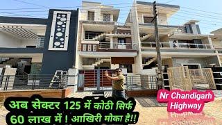 Only 60 Lac Independent Kothi In Sunny Enclave Sector 125 Nr Chandigarh Highway Mohali!!!