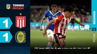 ESTUDIANTES 1 - 1 ROSARIO CENTRAL I Resumen del partido | #TorneoBetano 2024