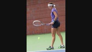 Yaroslava Shvedova Practice at the 2013 Us Open