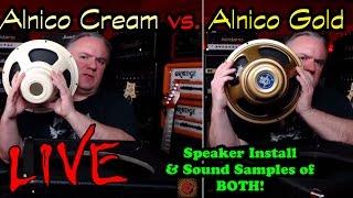 TTK LIVE - Alnico Cream vs. Alnico Gold - INSTALL & SOUND SAMPLE