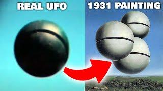 This Orb UFO Was Predicted in a 1931 Painting! Silver Sphere UAP over England Debunked & Explained