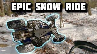 EPIC snow ride with YAMAHA YFZ450r / KAWASAKI KFX450r & RENEGADE1000xxc  | ononewheel7